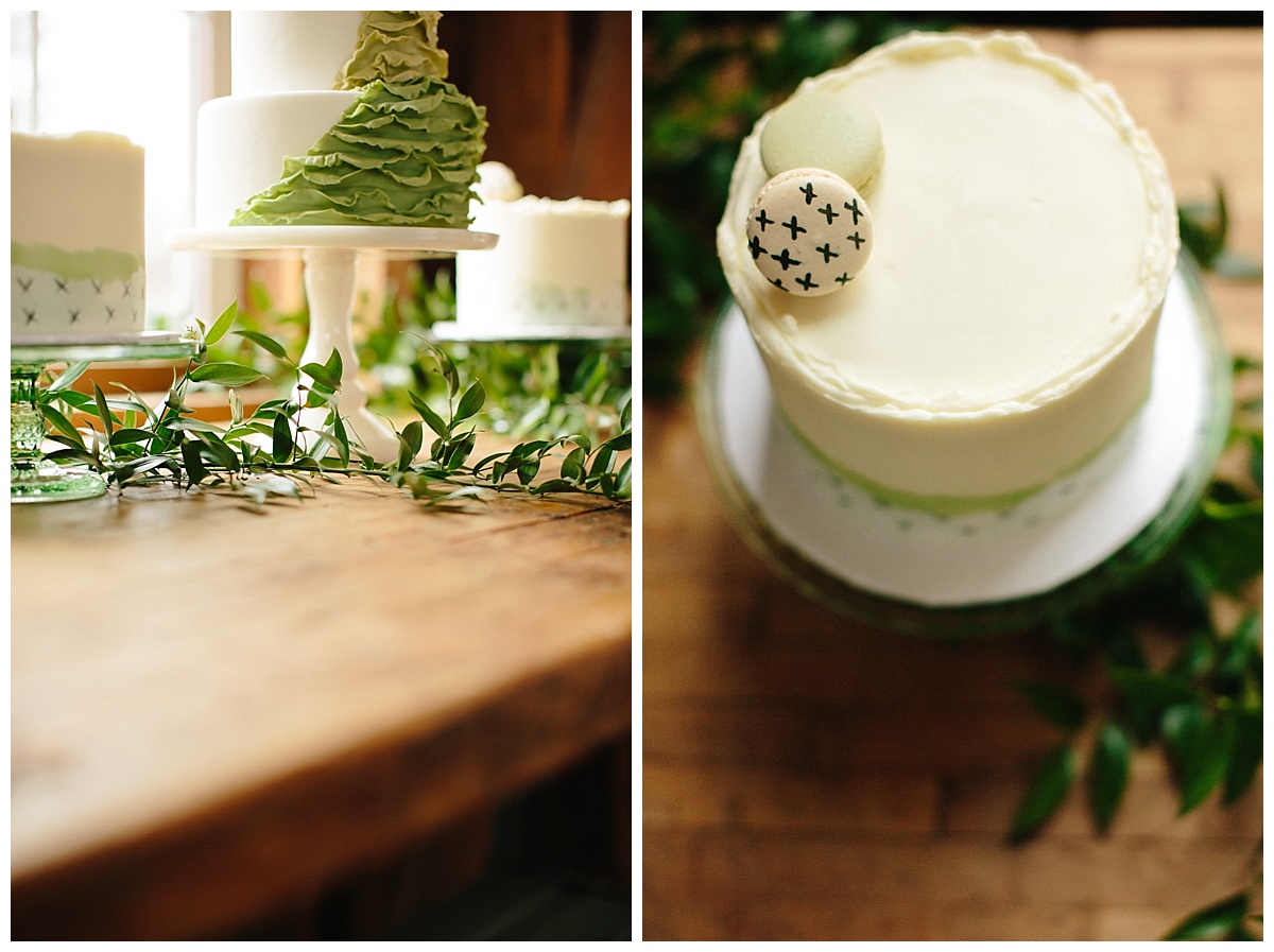 cake, greenery, organic, magnolia, styled shoot