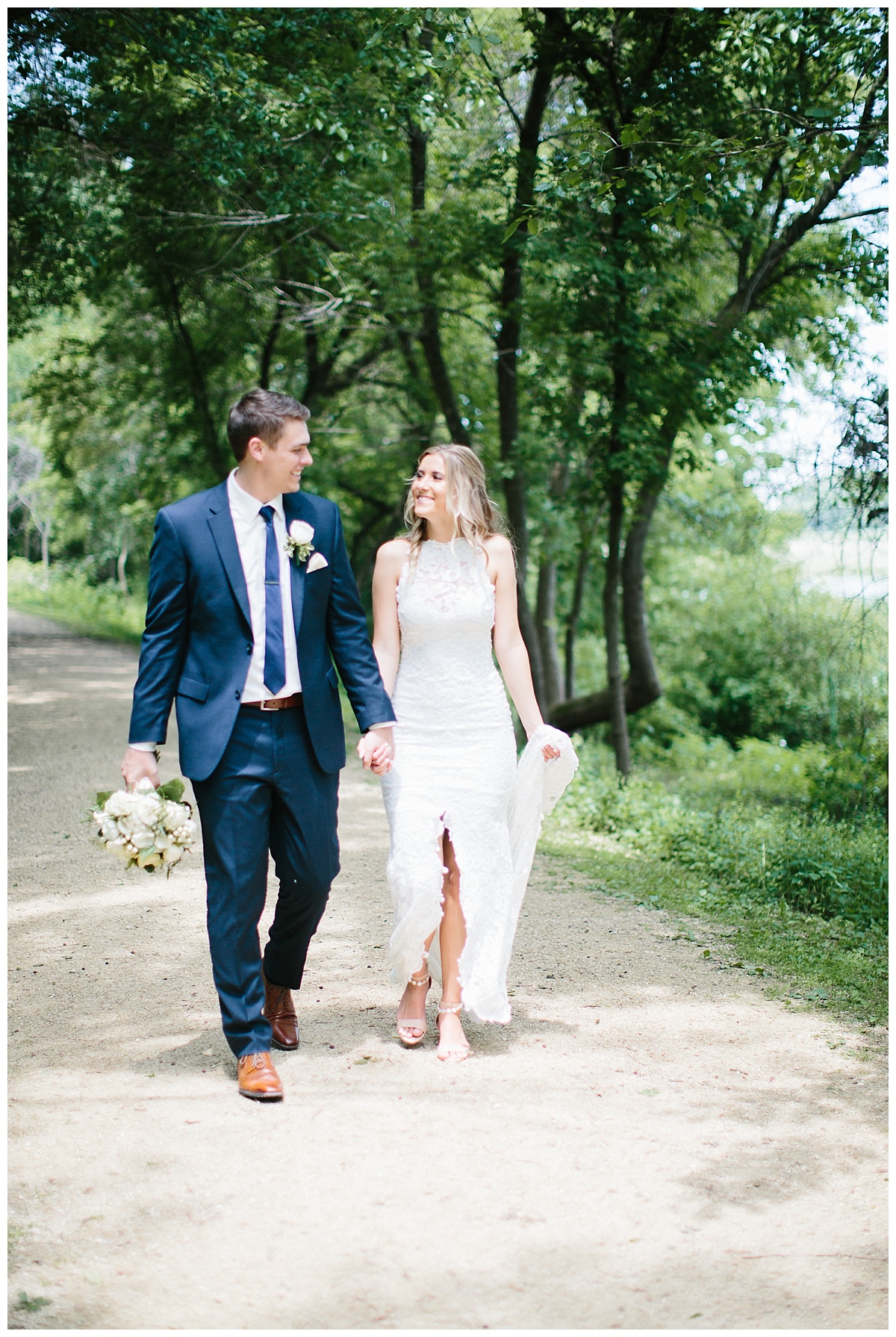 The Lageret, Madison, Stoughton, Bride, Groom, Greenery