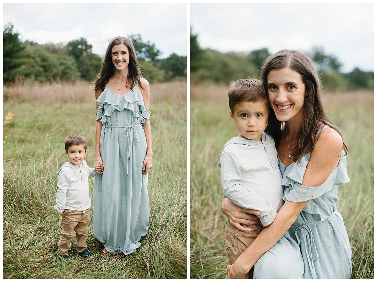 Alysa Rene Photography, Family, Fall, Grassy Field, Flowy dress, Hartman Creek State Park, Waupaca, Stevens Point, Central Wisconsin