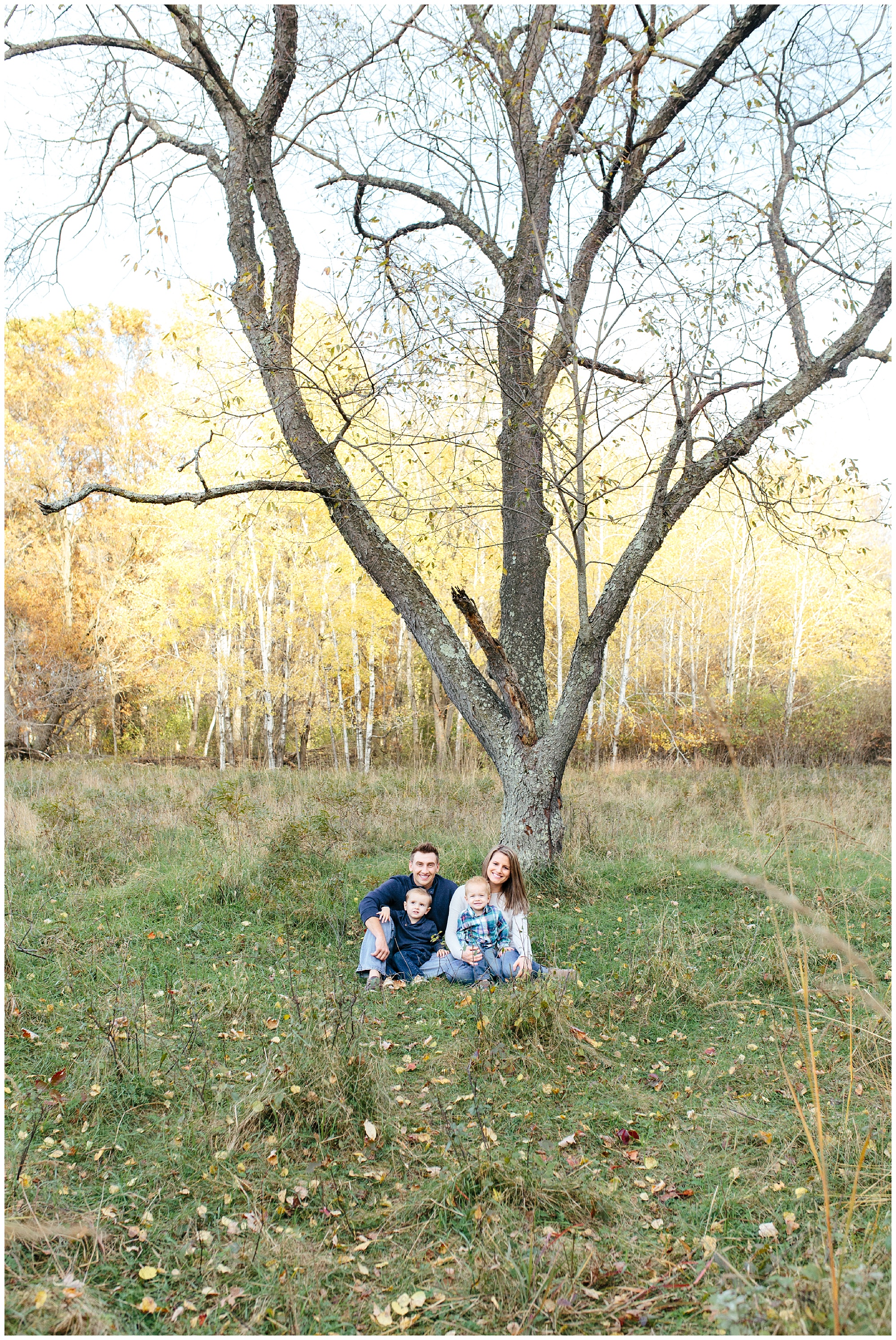 central wisconsin, fall, family, tree