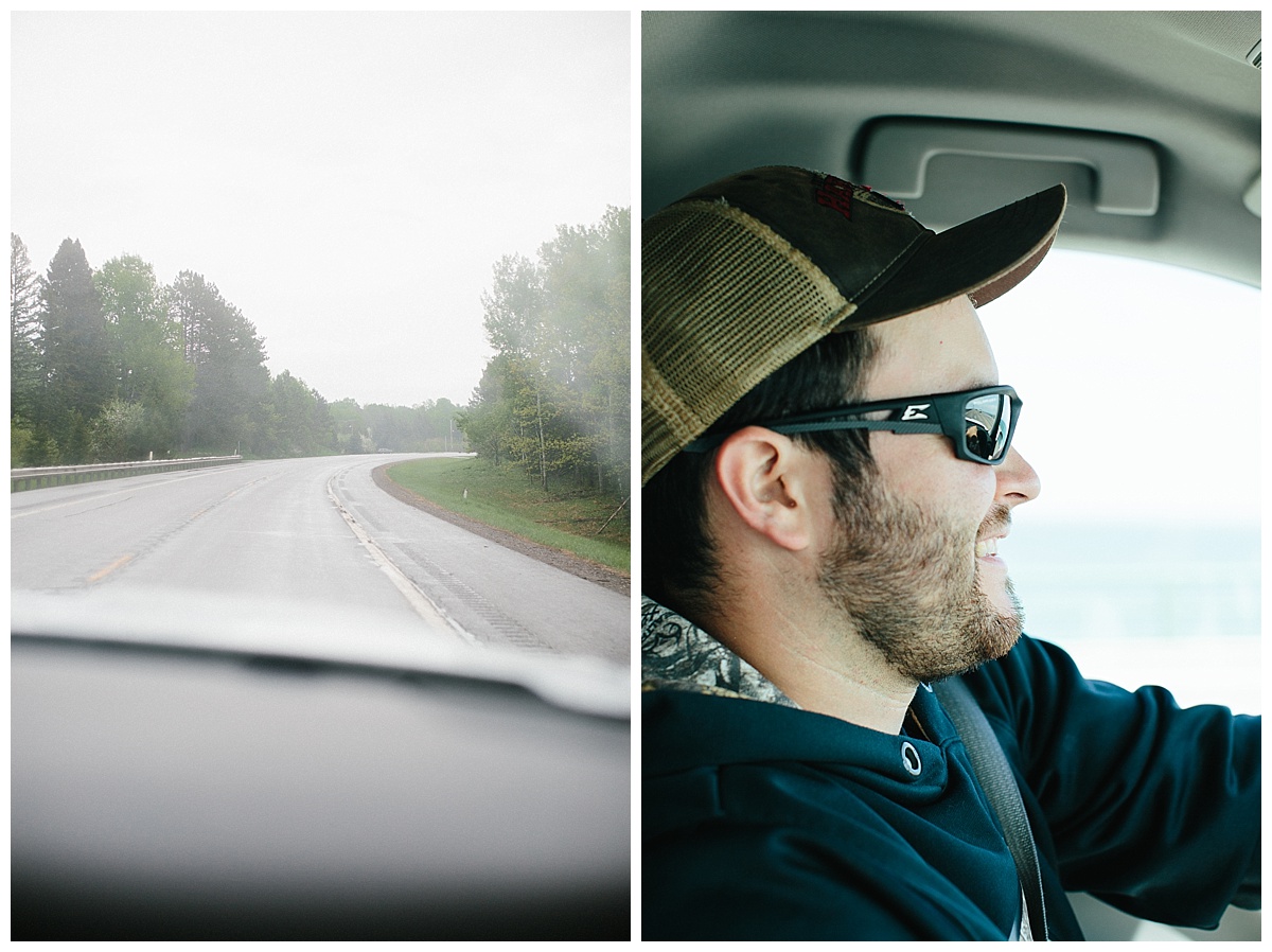 road trip, michigan, upper peninsula, rain, adventure 