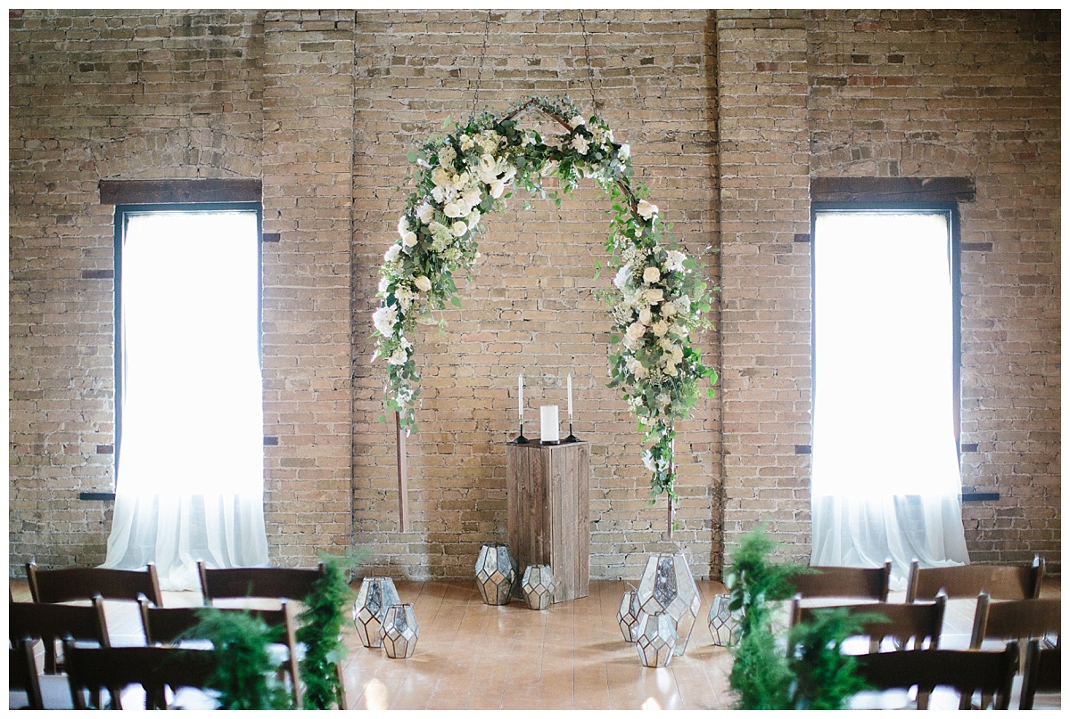 The Lageret, Madison, Stoughton, Ceremony, Floral Arch
