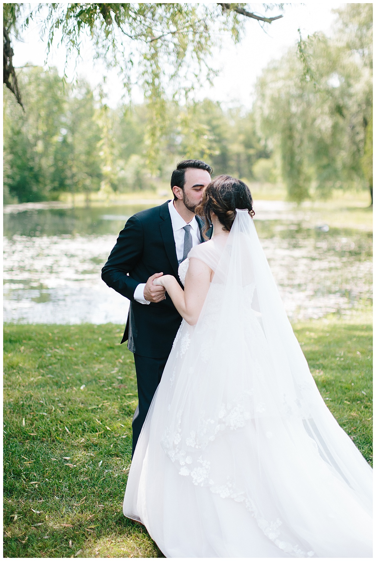 waupaca, wedding, willow pond, first look