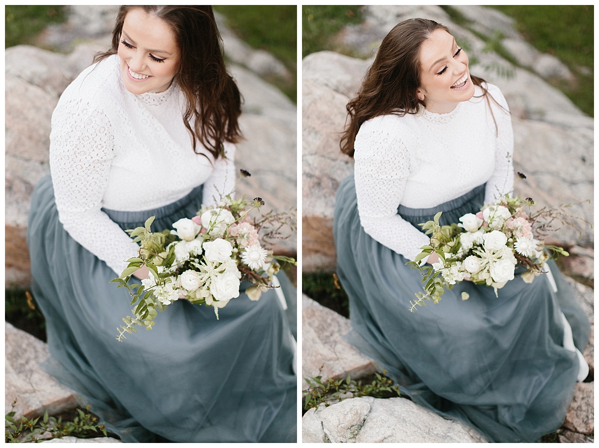 rib mountain, dog, fall, anniversary, romantic, floral, tulle, elopment, midwest, wisconsin, wausau, stevens point